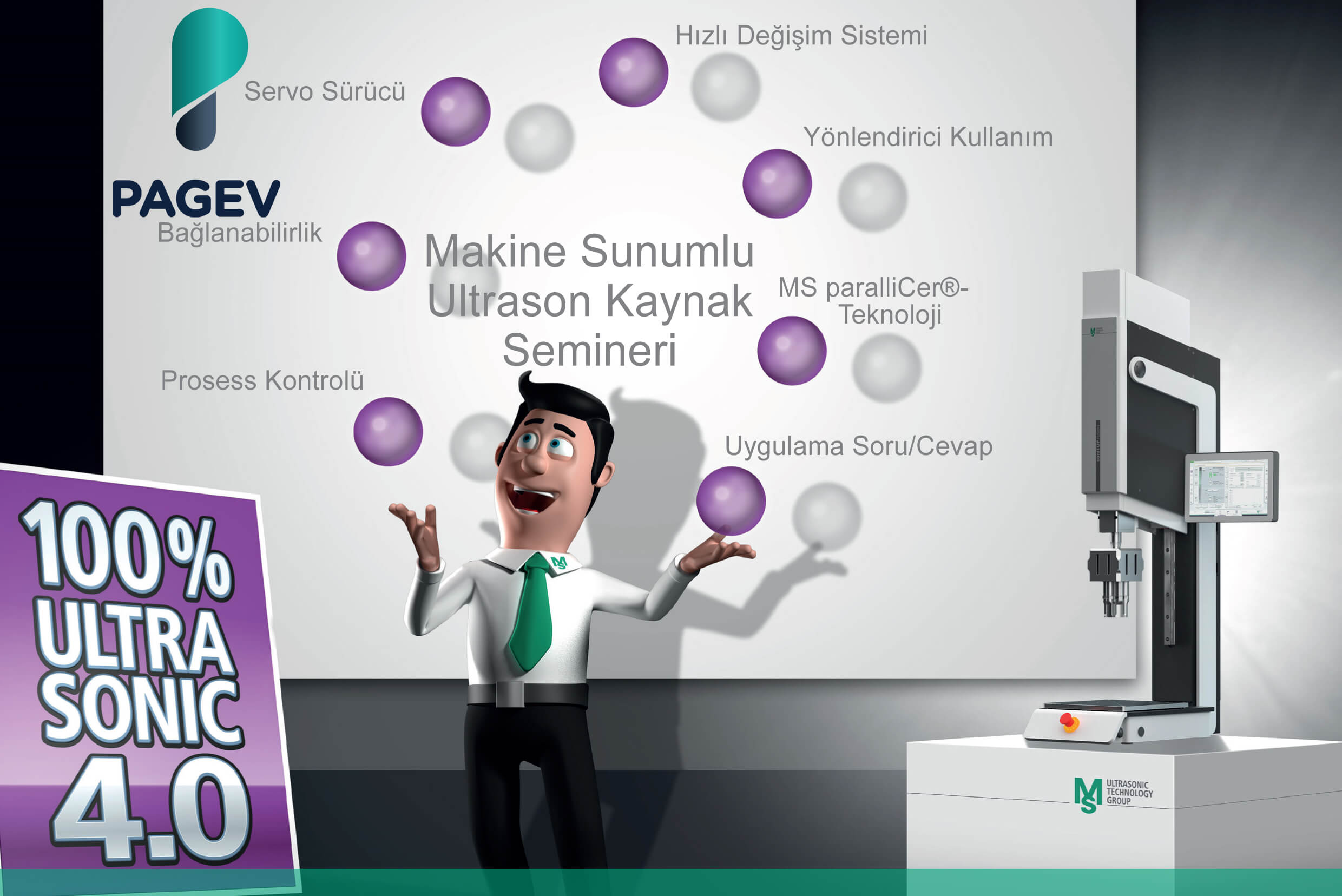 PAGEV - MS Ultrasonic Technology Group İş Birliğinde Ultrasonik Kaynak Semineri