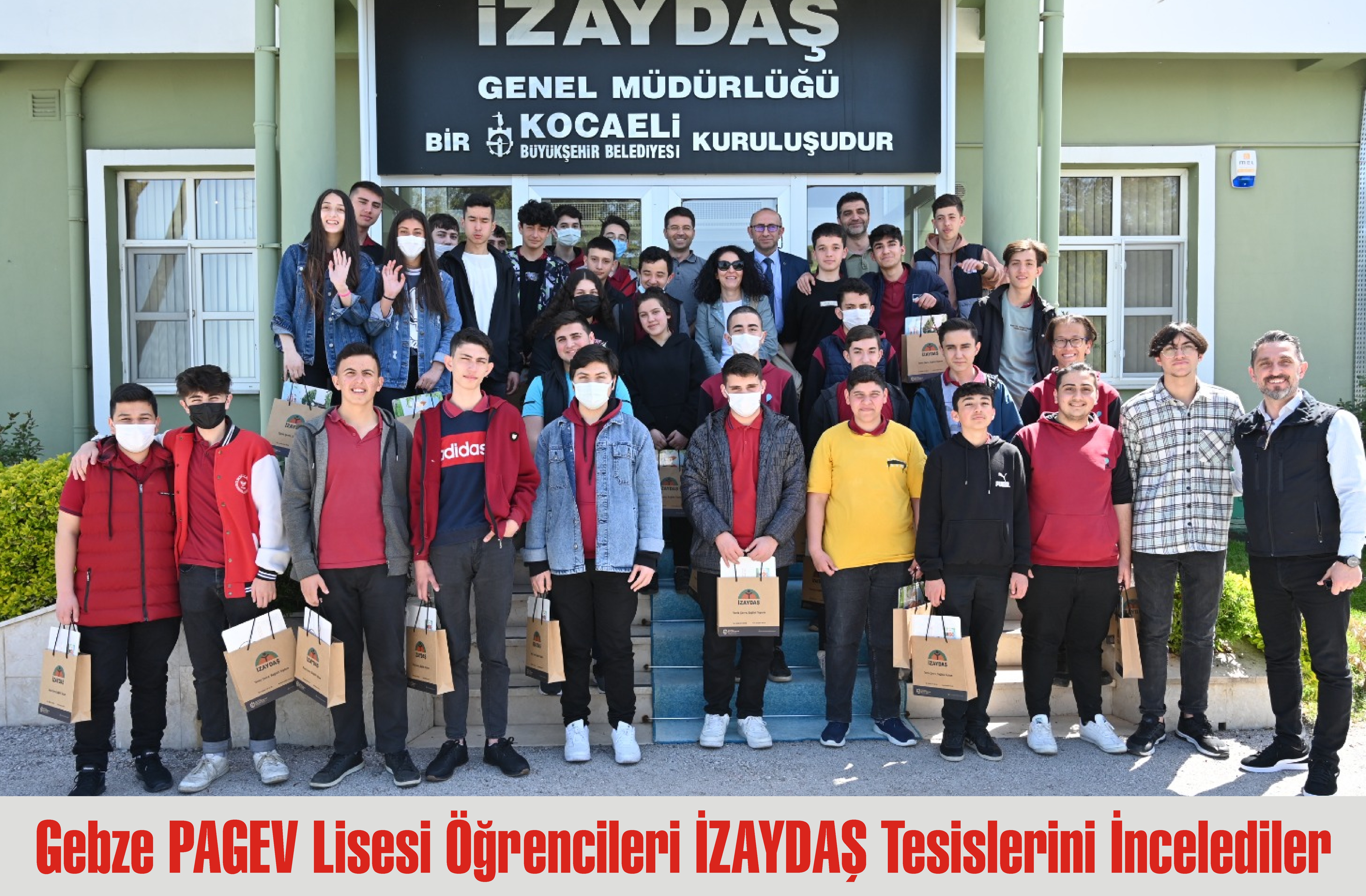 Gebze PAGEV Lisesi Öğrencileri İZAYDAŞ Tesislerini İncelediler