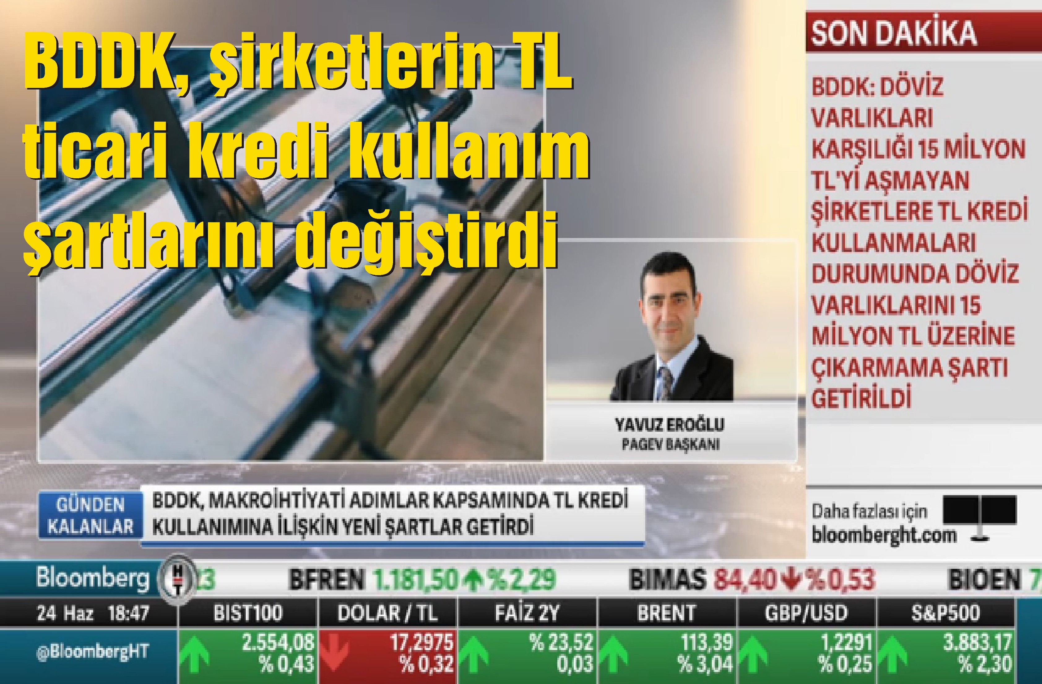 BDDK, şirketlerin TL ticari kredi kullanım şartlarını değiştirdi