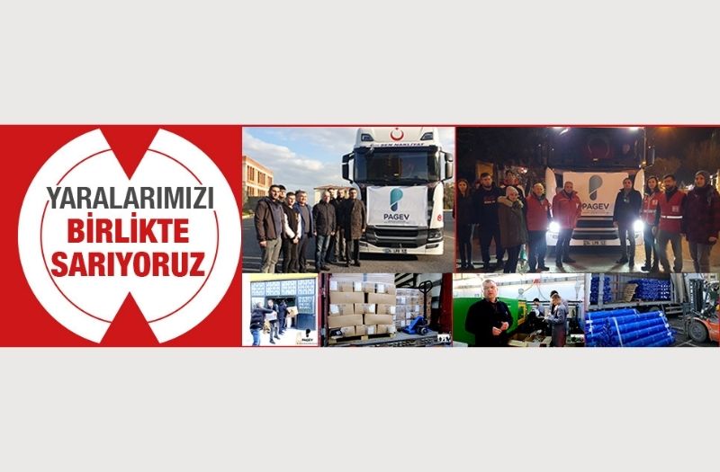 PAGEV, DEPREMZEDELERE AFAD VE KIZILAY ÜZERİNDEN YARDIM ELİNİ UZATTI 