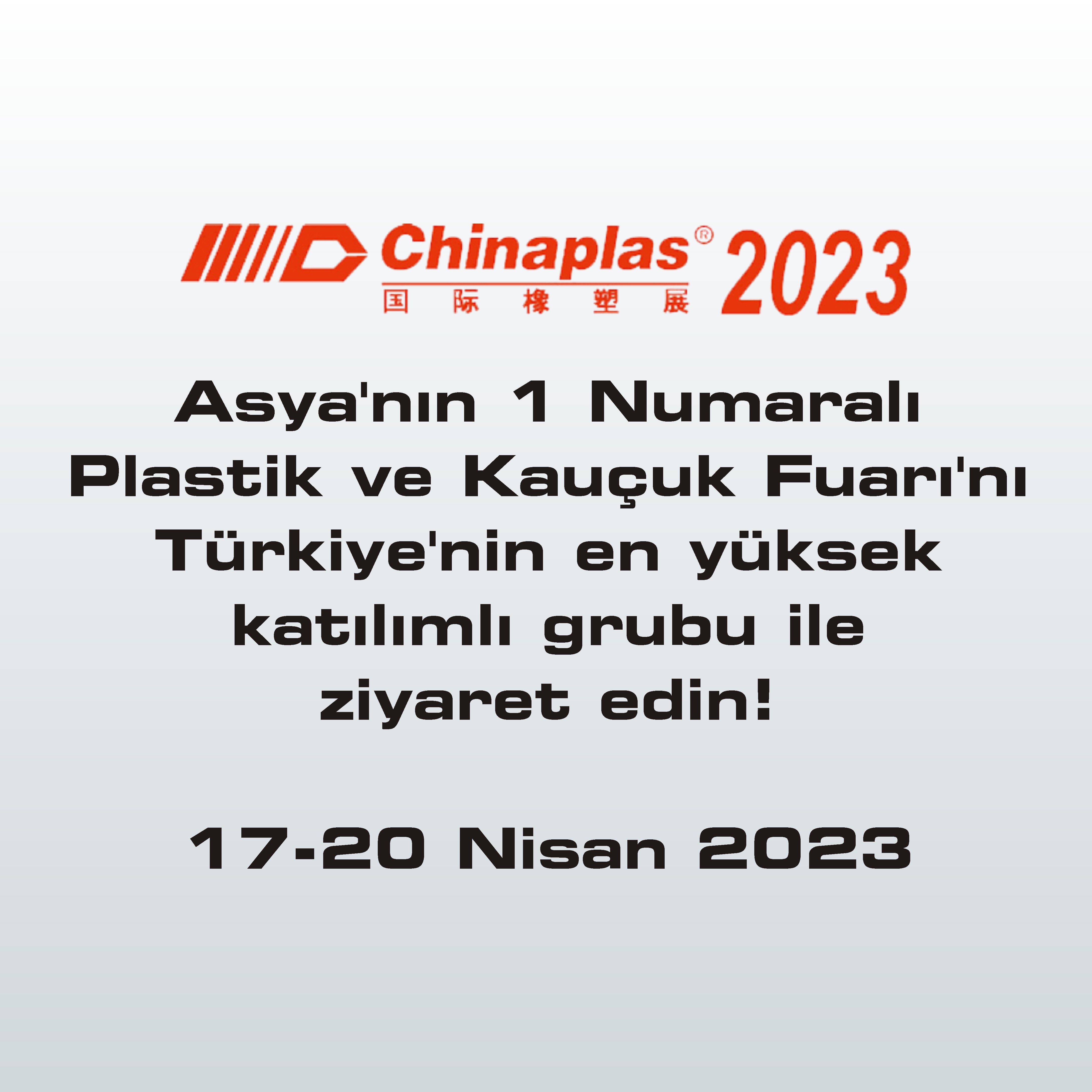  PAGEV ile CHINAPLAS2023 Fuar Seyahati