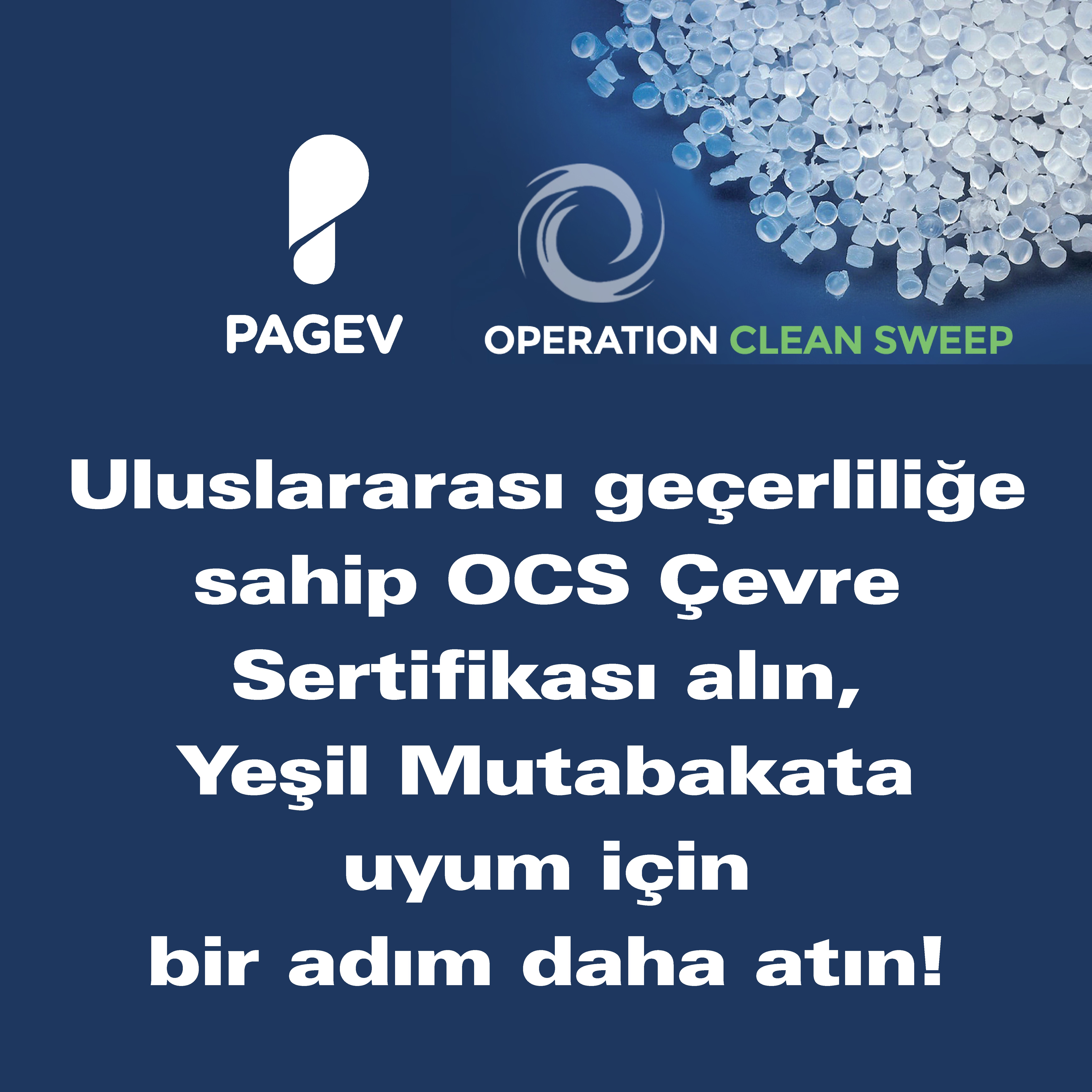 PAGEV’in, Birleşmiş Milletler Kalkınma Programı (UNDP) Projesiyle, Uluslararası Geçerliliğe sahip OCS Çevre Sertifikası alın, Yeşil Mutabakata uyum için bir adım daha atın!