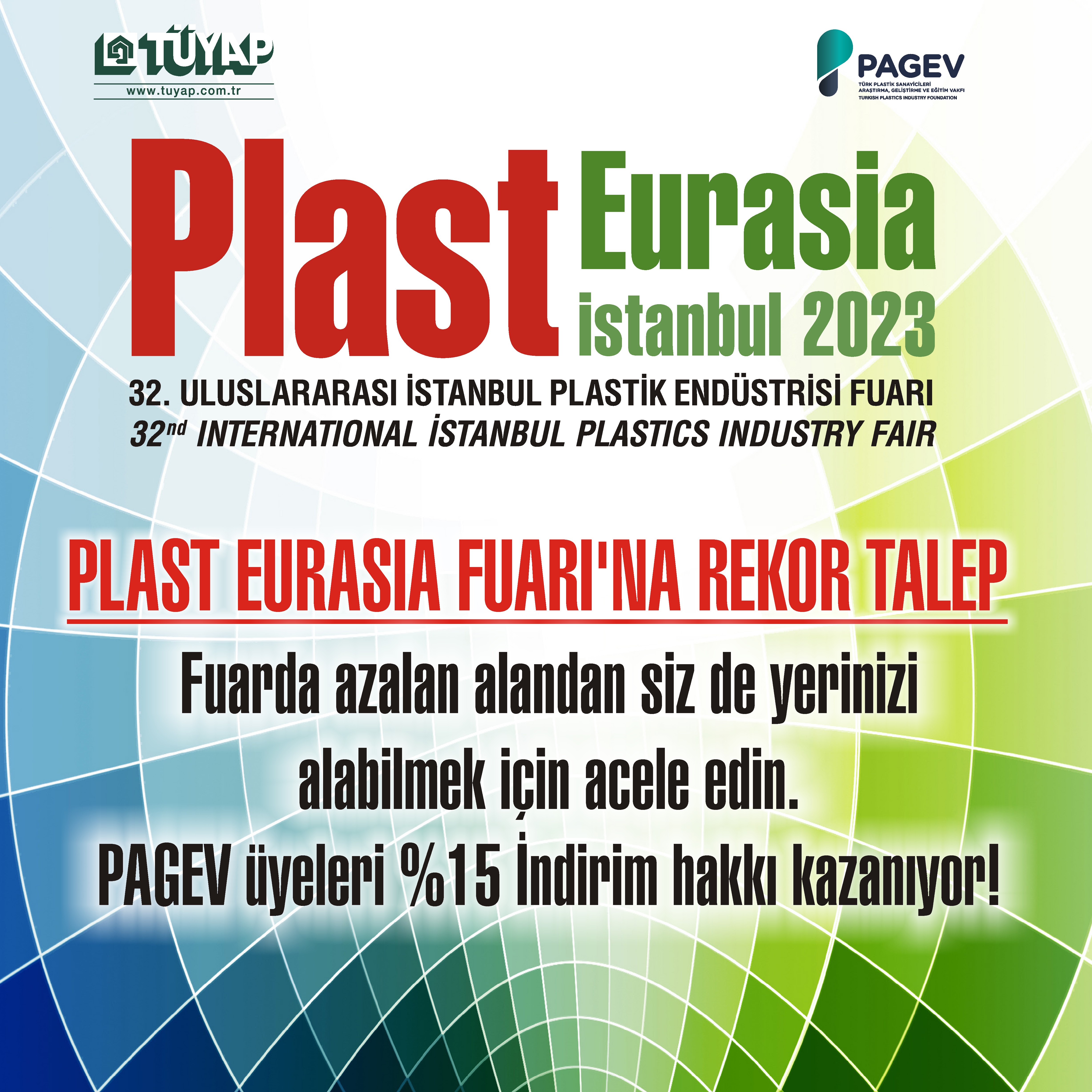 PLAST EURASIA FUARI’NA REKOR TALEP