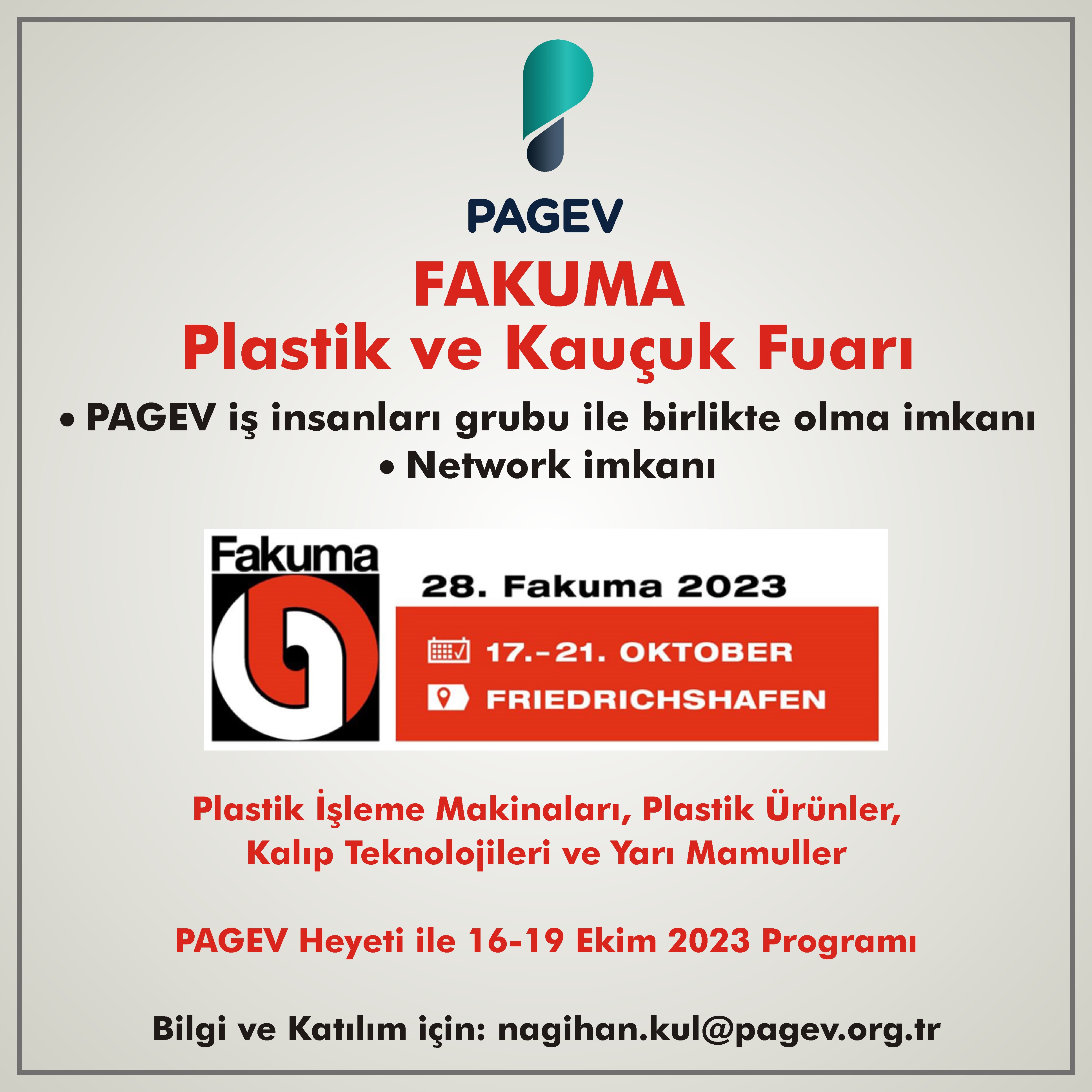 PAGEV İLE FAKUMA 2023 FUAR SEYAHATİ