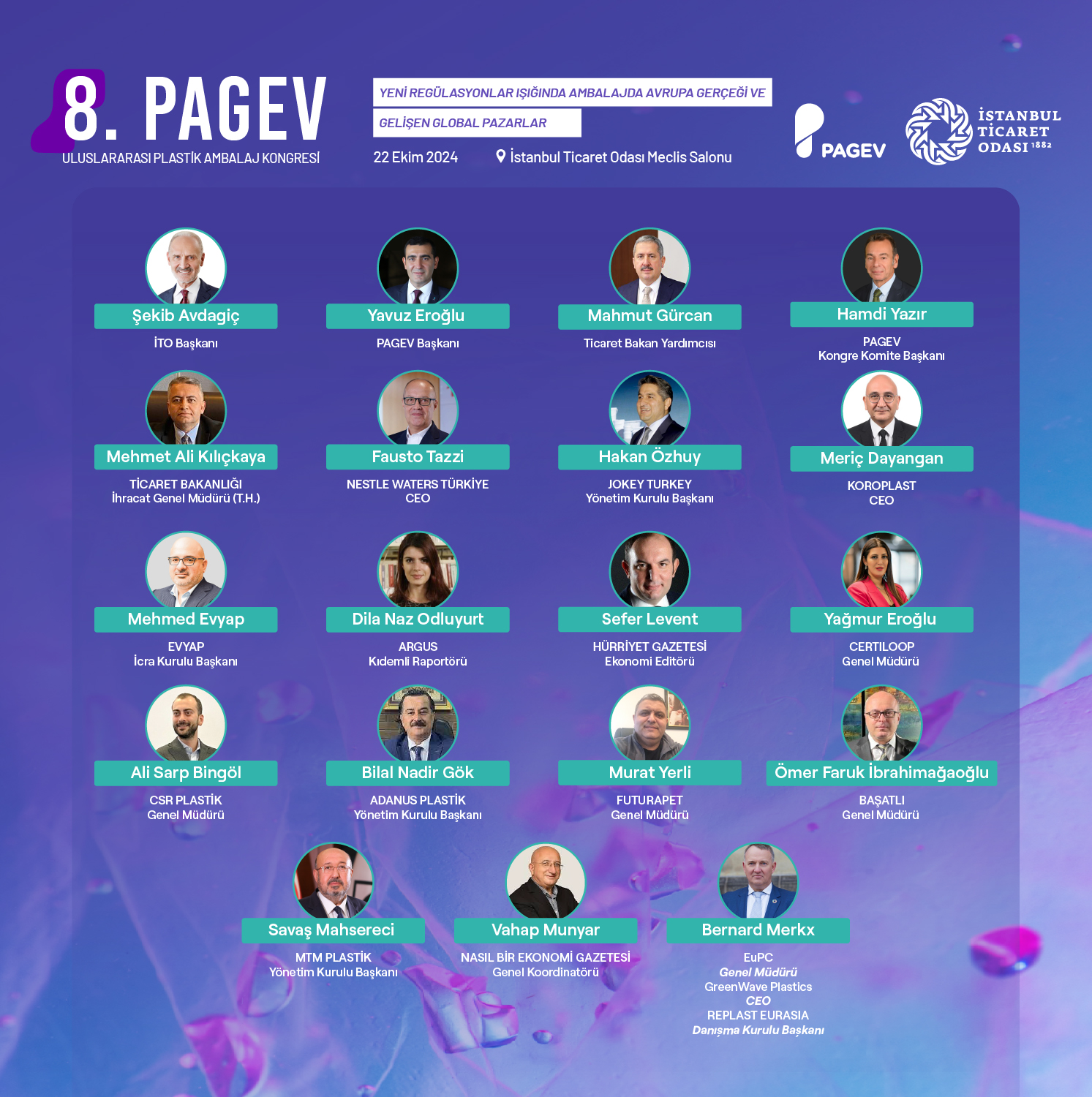 8. PAGEV Uluslararası Plastik Ambalaj Kongresi Programı Açıklandı