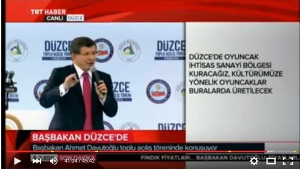 Oyuncak İhtisas OSB projemizi kamuoyuna Başbakanımız duyurdu..!