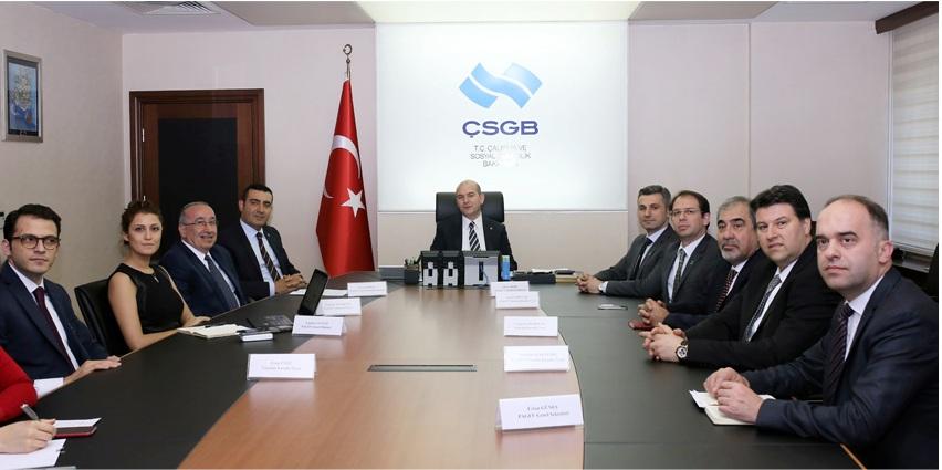 ÇALIŞMA BAKANIMIZI ZİYARETİMİZDE, SEKTÖRÜN SORUNLARINA ÇÖZÜM ÖNERİLERİMİZİ PAYLAŞTIK