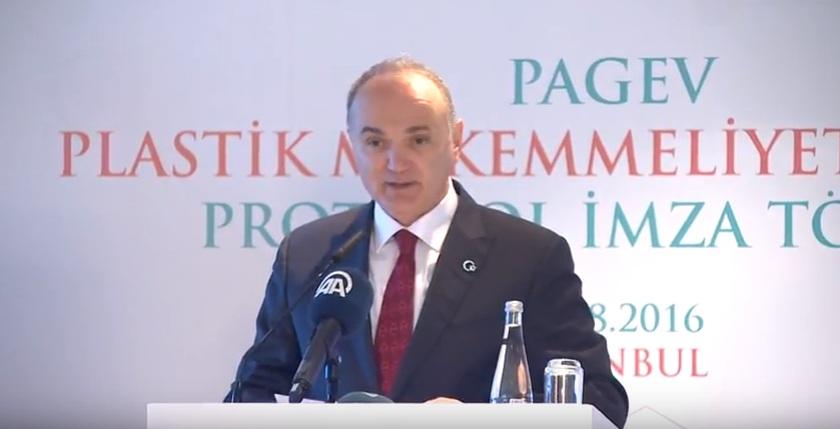 T.C. Bilim Sanayi ve Teknoloji Bakanı Faruk Özlü / PAGEV Mükemmeliyet Merkezi Protokol İmza Töreni