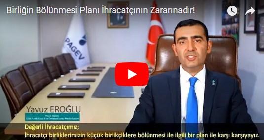 Birliğin Bölünmesi Planı İhracatçının Zararınadır!