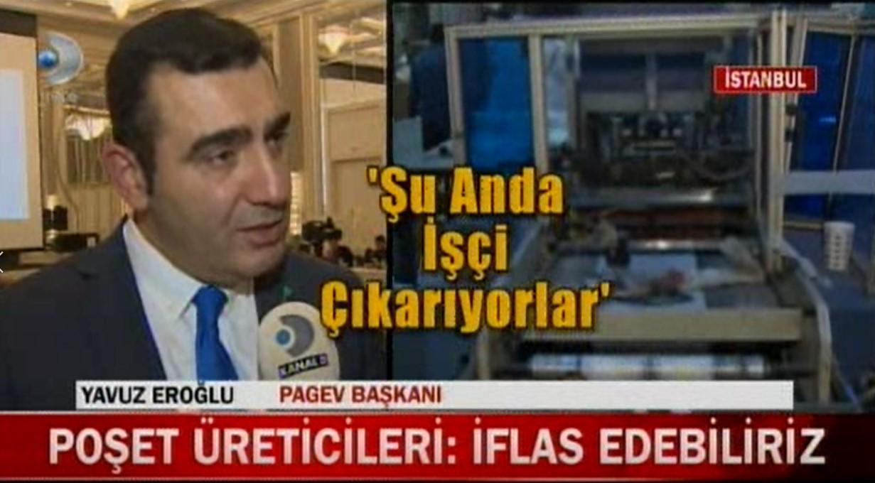 Kanal D Haberde PAGEV poşet üreticileri toplantımızın yansımaları