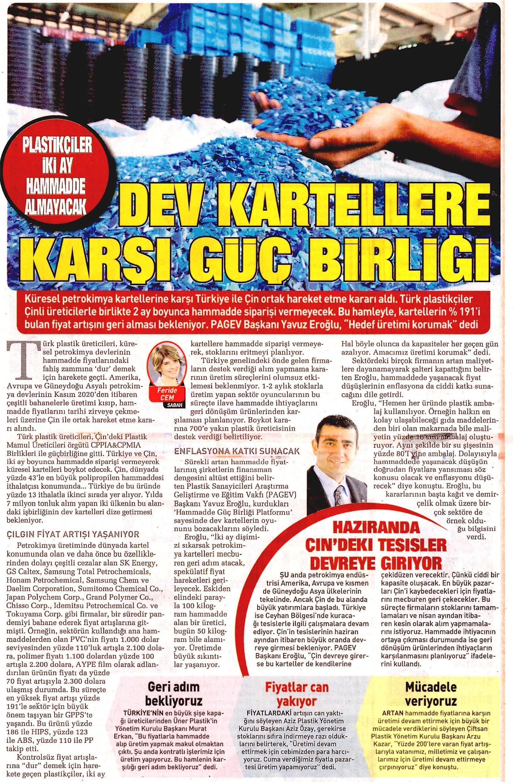Yurtiçi Basında Çalışmalarımız