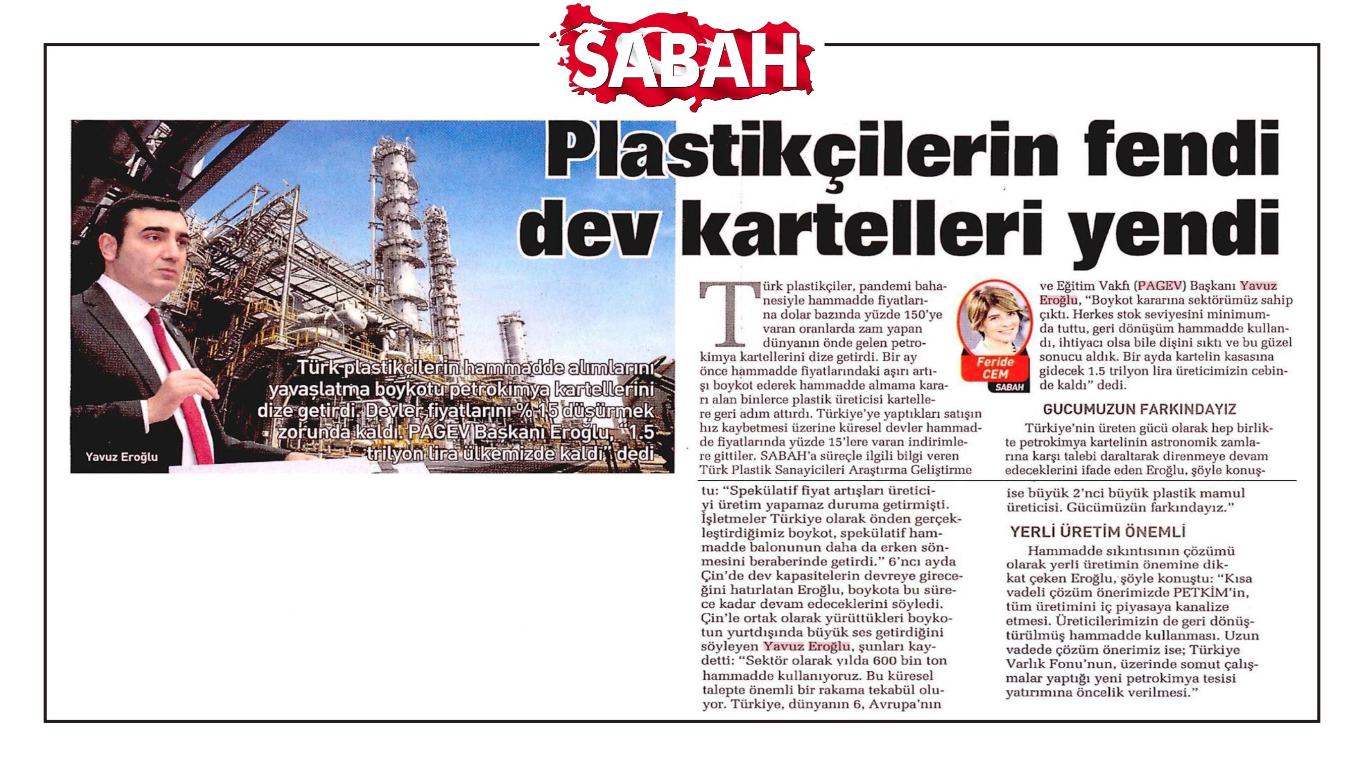 Plastikçilerin fendi dev kartelleri yendi