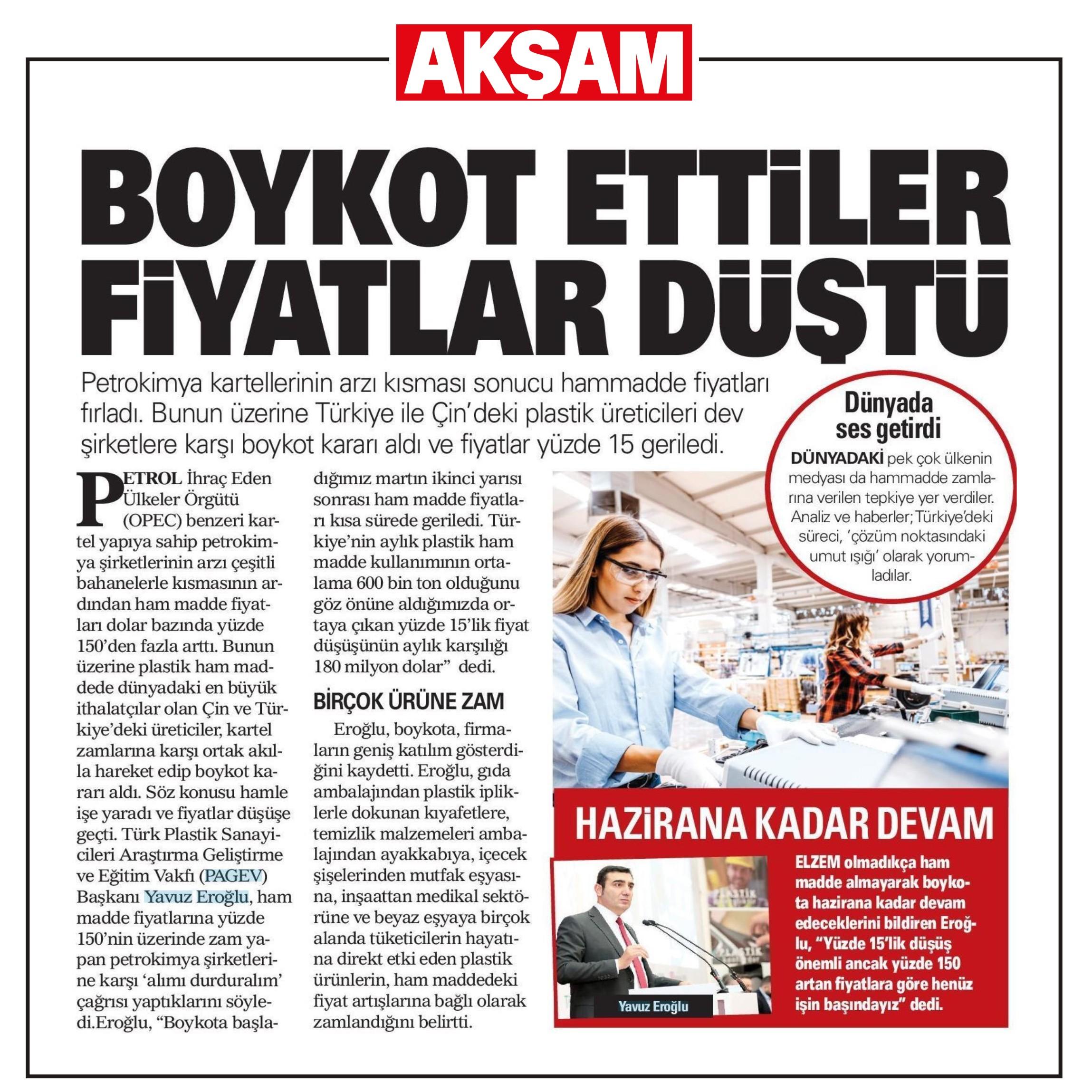 Boykot ettiler, fiyatlar düştü