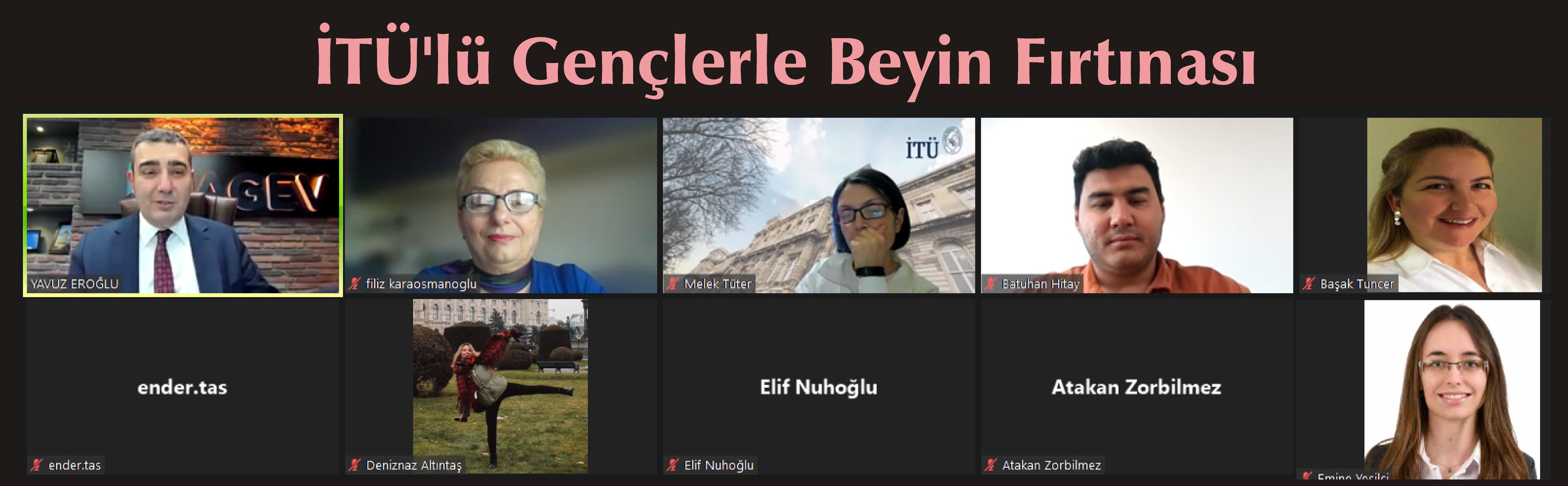 İTÜ’lü gençlerle beyin fırtınası