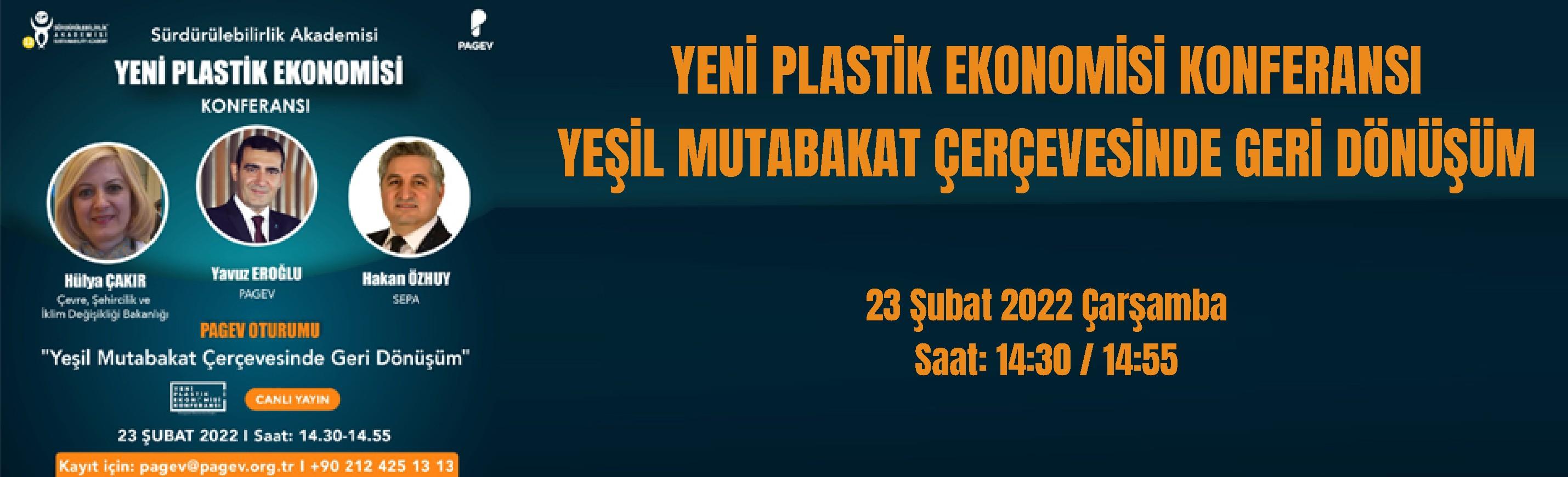 YENİ PLASTİK EKONOMİSİ KONFERANSI 