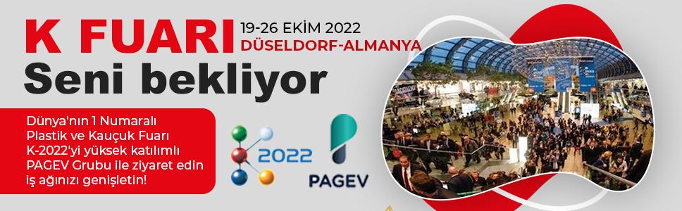 Dünya'nın 1 Numaralı Plastik ve Kauçuk Fuarı K-2022'yi yüksek katılımlı PAGEV Grubu ile ziyaret edin, iş ağınızı genişletin!